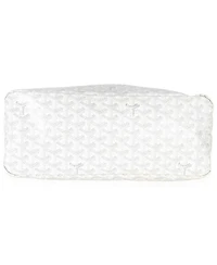 Pre-Owned Goyard White Goyardine Canvas Boheme Hobo