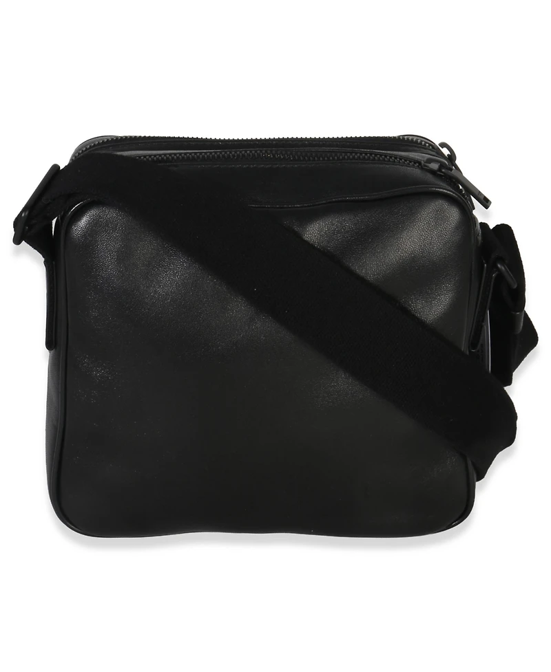 Pre-Owned Saint Laurent Black Lambskin Monogram Niki Cube Camera Bag