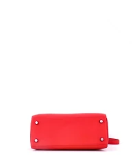 Pre-Owned HERMES Kelly 25 Handbag Red Togo with Palladium Hardware