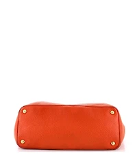 Pre-Owned Prada Large Side Pocket Convertible Tote Vitello Daino