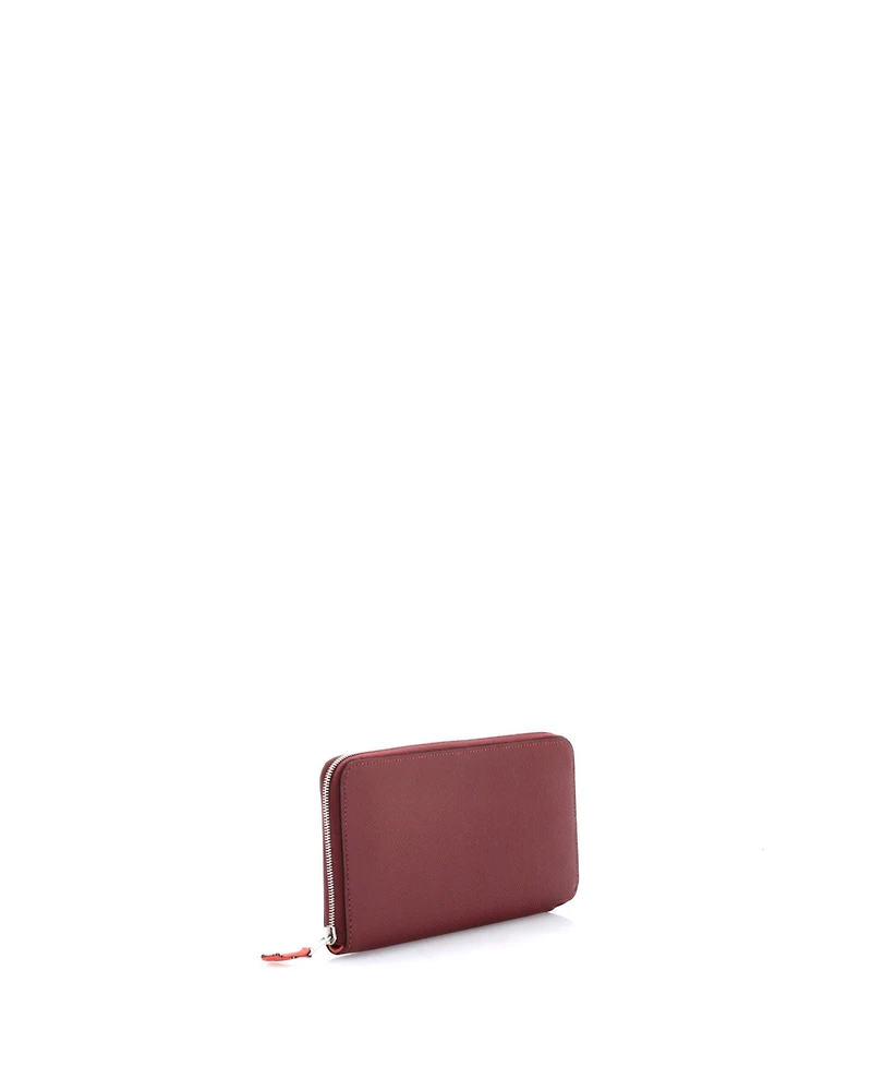 Pre-Owned HERMES Long Azap Zip Around Wallet Silk'in Epsom