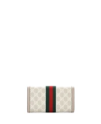 Pre-Owned Gucci Ophidia Continental Wallet Gg Coated Canvas