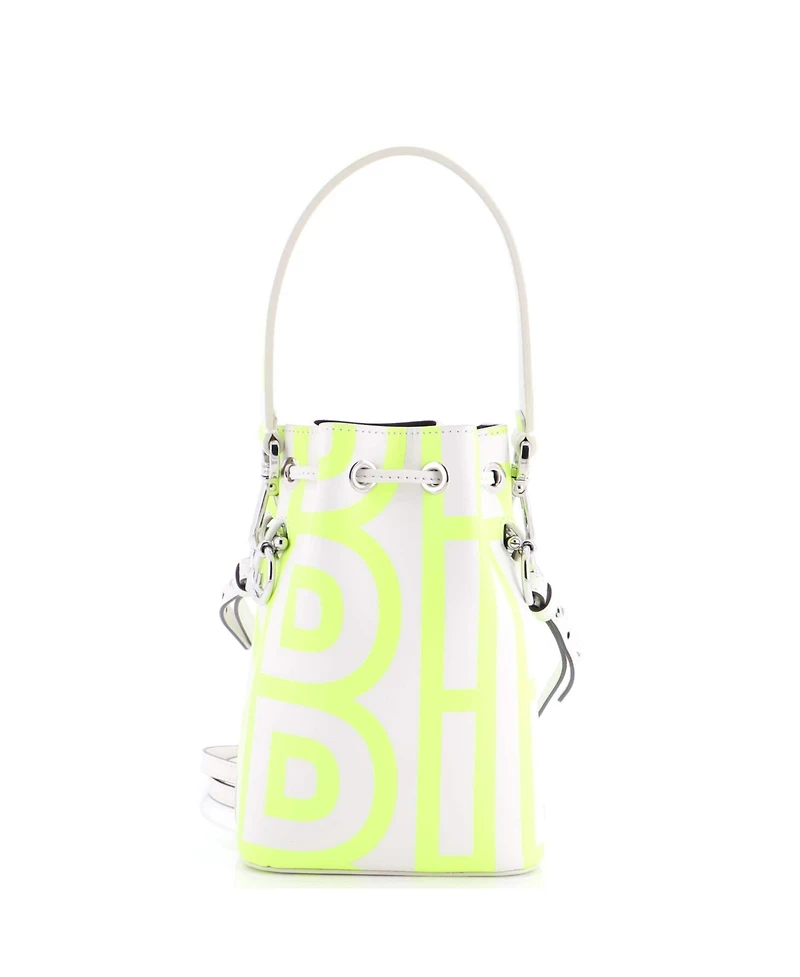 Pre-Owned Fendi Mini x Marc Jacobs Mon Tresor Bucket Bag Printed Leather