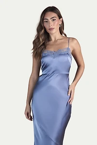 Oasis Women's Satin Maxi Bridesmaid Dress