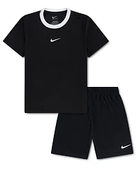 Nike Boys' 4-7 Short-Sleeve T-Shirt and Shorts, 2-Piece Set