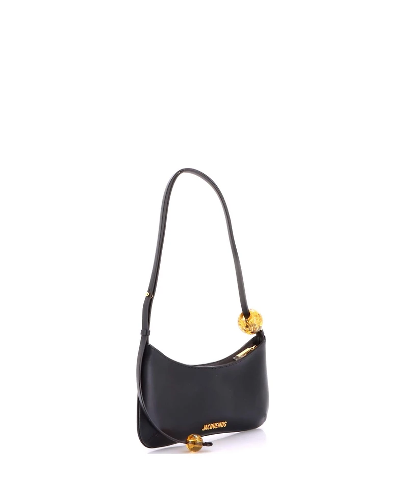 Pre-Owned Jacquemus Le Bisou Perle Shoulder Bag Leather