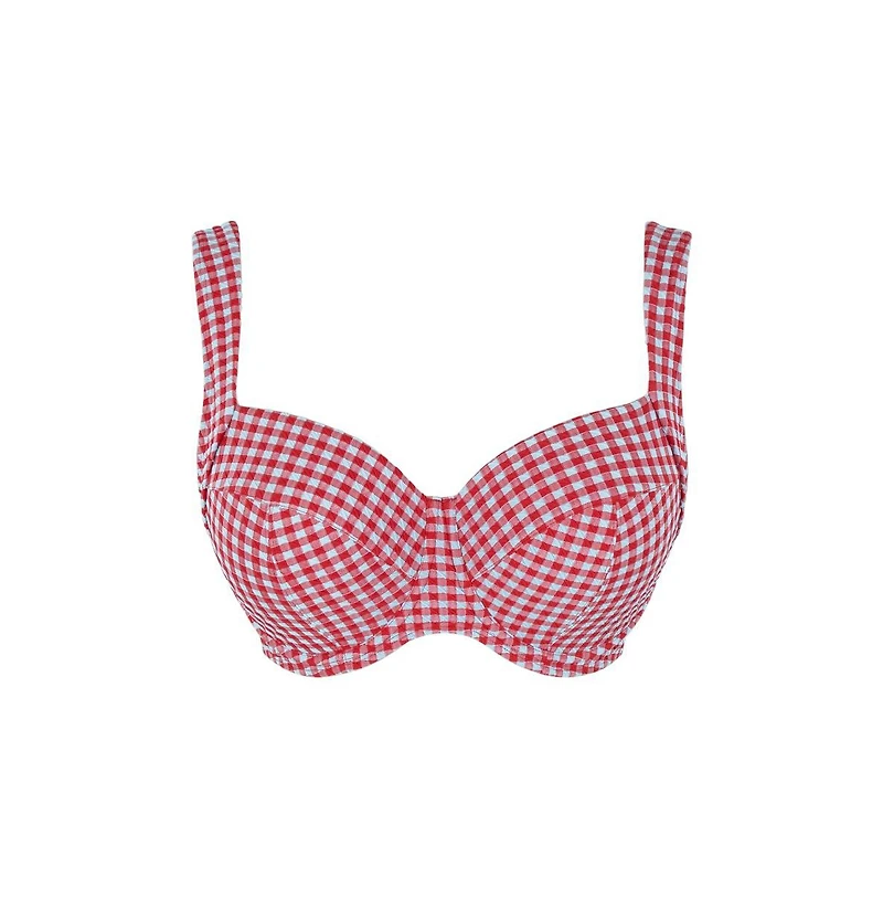 Panache Lingerie Women's Gingham Olivia Underwire Balcony Swim Bra