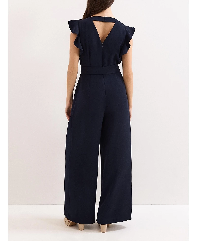 Phase Eight Women's Kallie Frill V-Neck Jumpsuit