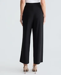 Kasper Women's Pull-On Wide-Leg Pants