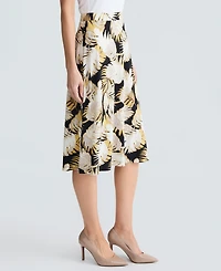 Kasper Women's A-Line Midi Skirt