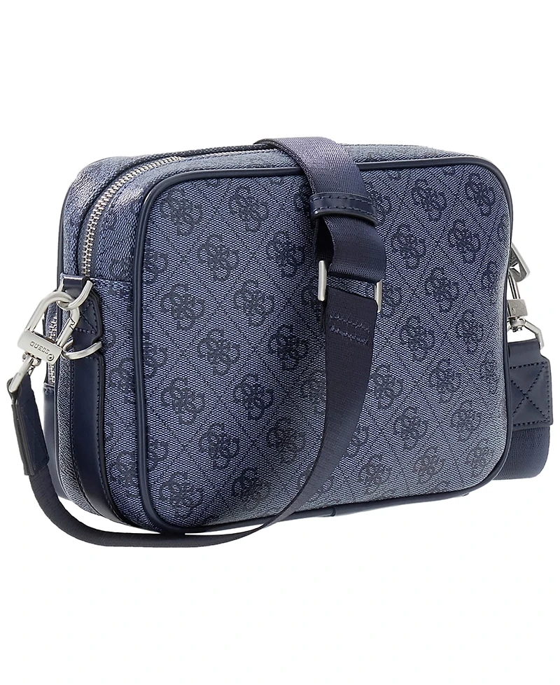 Guess Men's Milano Double-Zip Crossbody Bag