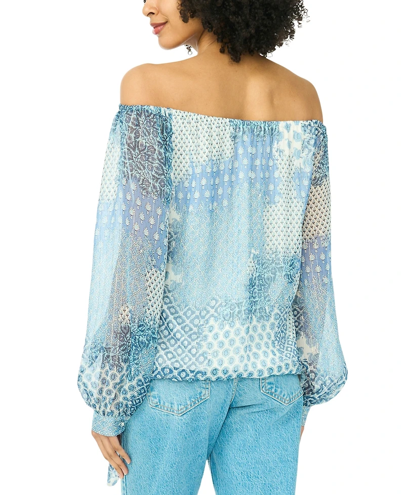 Ots Long Svl Blouse W Ti