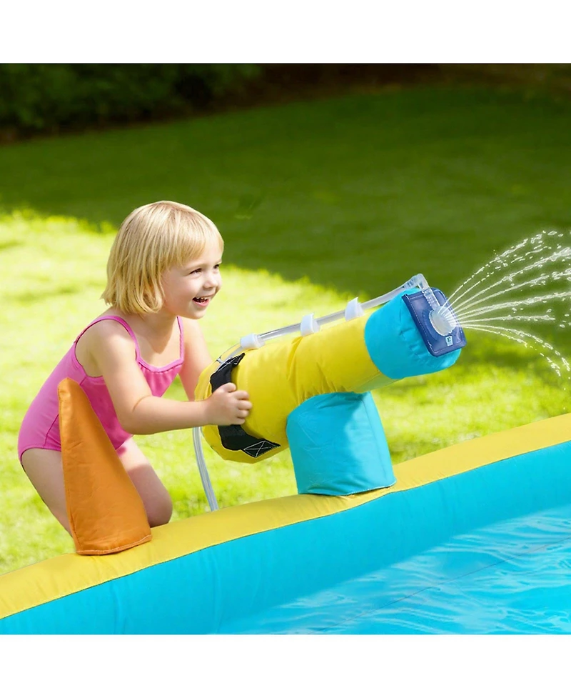Mecale Bounce House Water Slide 12.5 x 13.1 Feet with Splash Pool, Ages 3