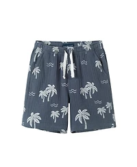 Andy & Evan Toddler Boys Little/Big Tropical Palm Tree Gauze Set
