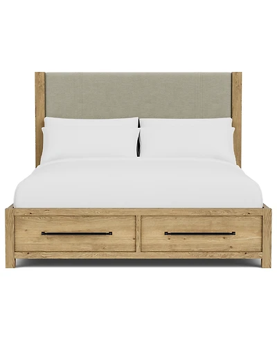 Davie Queen Upholstered Bed with Storage