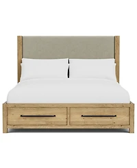 Davie Queen Upholstered Bed with Storage