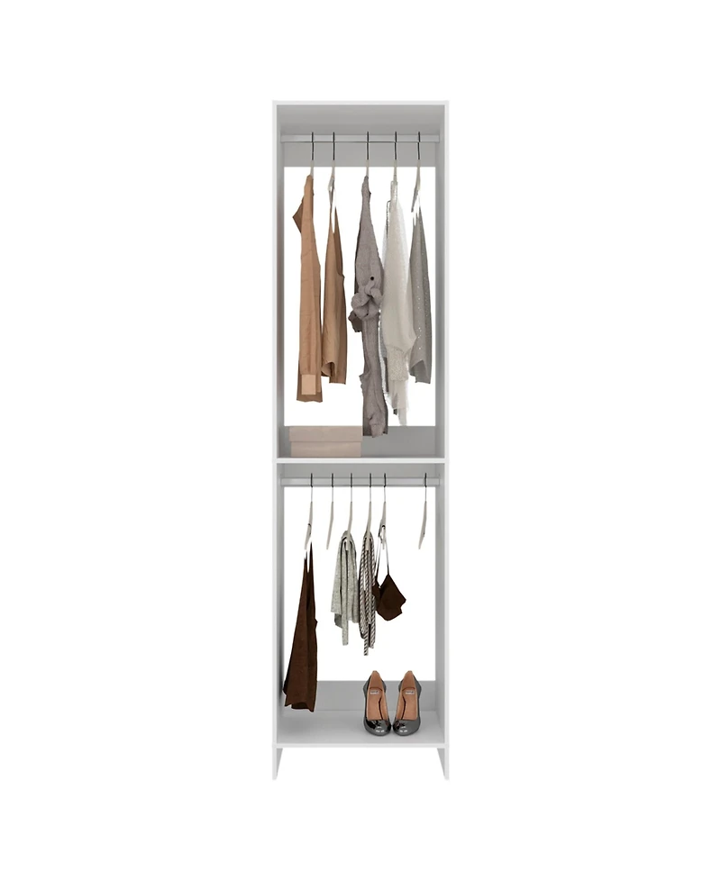Depot E-Shop Dover Closet, 2 Shelves