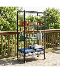 Streamdale Furniture 4 Tier Adjustable Heavy Duty Wire Shelving Unit
