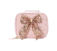 Rainbow Sugar Girls' Bow Lunch Box, Backpack with Matching Headphone, 3-Piece Set
