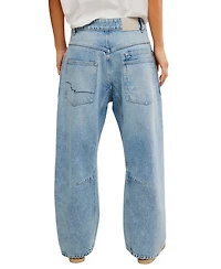 Free People Women's Cotton Minimalist Moxie Boyfriend Jeans