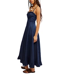 Free People Women's Another Season Sweetheart Neck Midi Dress
