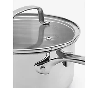 The Cellar Stainless-Steel 2.5-Qt. Covered Flat Saucepan, Macy's Exclusive