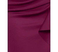 Xscape Petite Off-The-Shoulder Ruffle Gown