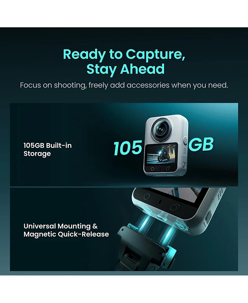 Xtra Edge Sphra360 8K 360 Action Camera