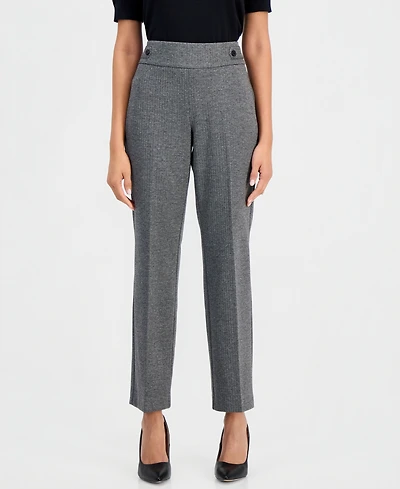Anne Klein Essentials Petite Pull-On Cropped & Ankle Trouser