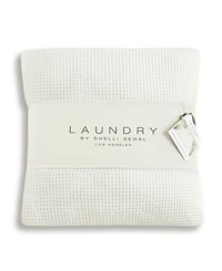 Laundry Stone Washed Cotton Waffle 3-Piece Comforter Set