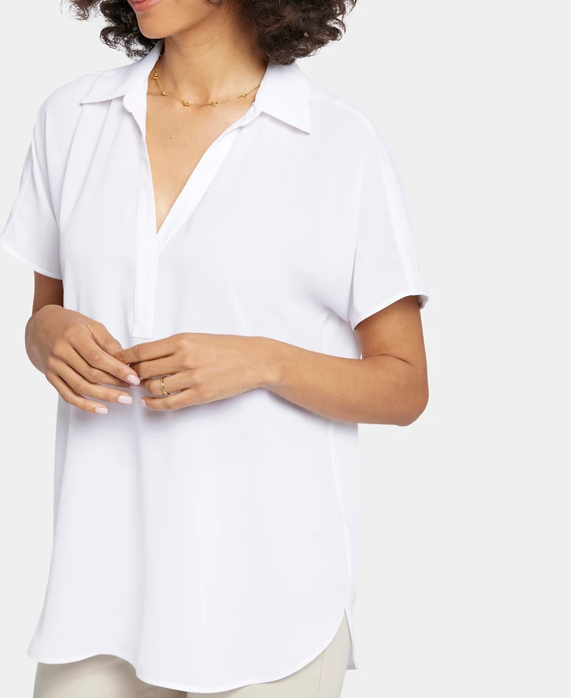 Nydj Women's Short-Sleeve Becky Top