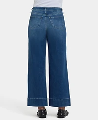 Nydj Women's Teresa Wide-Leg Ankle Jeans with Wide Hems