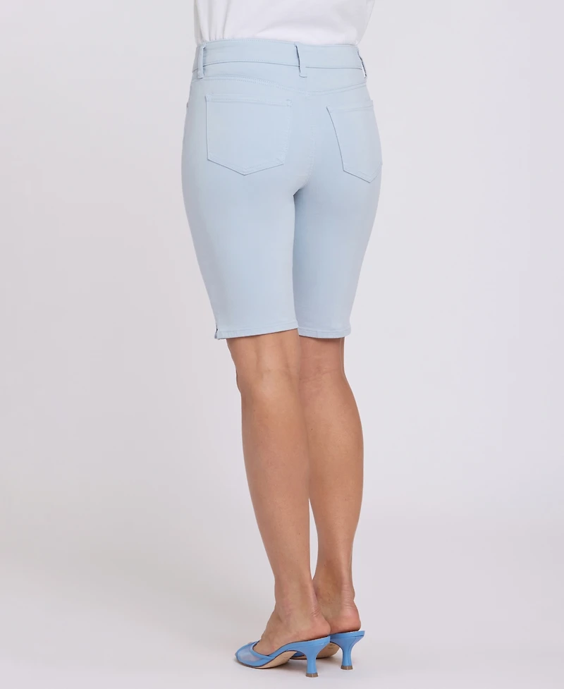 Nydj Women's Briella Jean Shorts with Side Slits