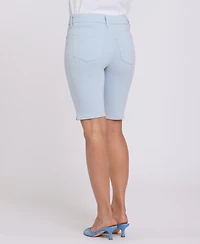 Nydj Women's Briella Jean Shorts with Side Slits