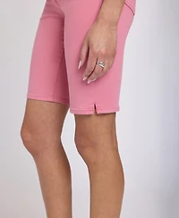 Nydj Women's Briella Jean Shorts with Side Slits