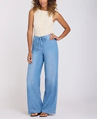 Nydj Women's Teresa Wide-Leg Jeans with Drawstring Waist