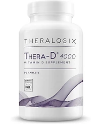 Theralogix Thera-d 4000 Vitamin D Supplement - 4,000 Iu (100 mcg) Vitamin D3 - 90-Day Supply - Immune Support Supplement for Women & Men