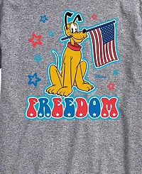 Airwaves Men's Disney Pluto Freedom Short-Sleeve Graphic T-Shirt