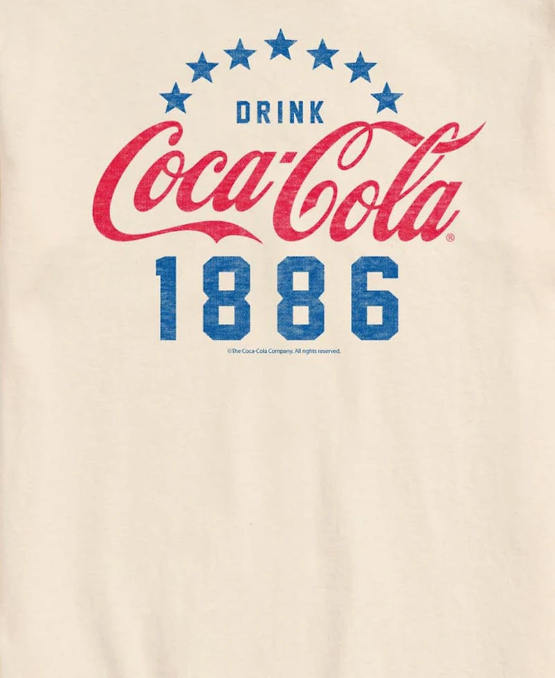 Airwaves Men's Coca-Cola Star Circle Short-Sleeve Graphic T-Shirt