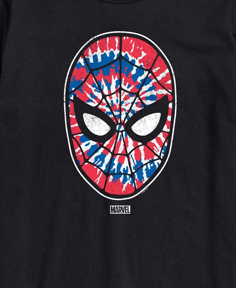 Airwaves Men's Spiderman Flag Fill Short-Sleeve Graphic T-Shirt