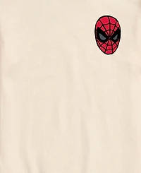 Airwaves Men's Spiderman Crawling Flag Short-Sleeve Graphic T-Shirt