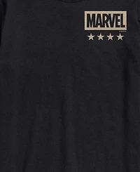 Airwaves Men's Captain America Flag Short-Sleeve Graphic T-Shirts