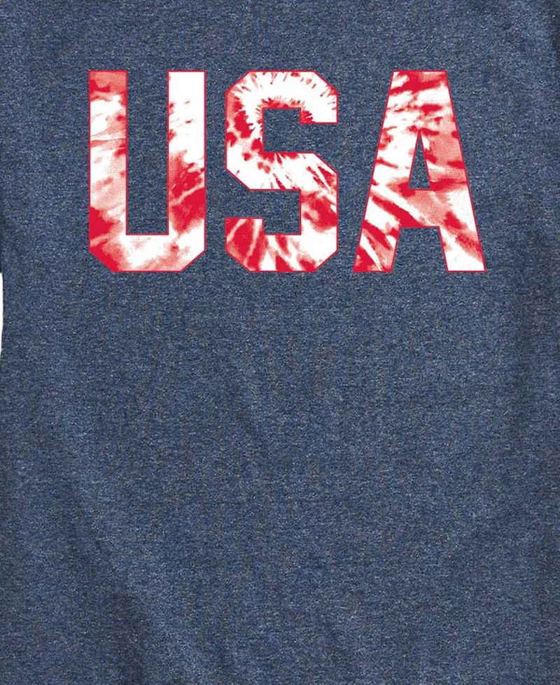 Airwaves Men's Tie Dye Usa Short-Sleeve Graphic T-Shirts