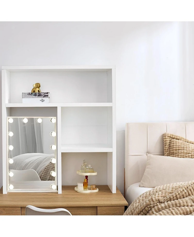 DormCo Yak About It Honeycomb Thick - Desk Bookshelf Hutch