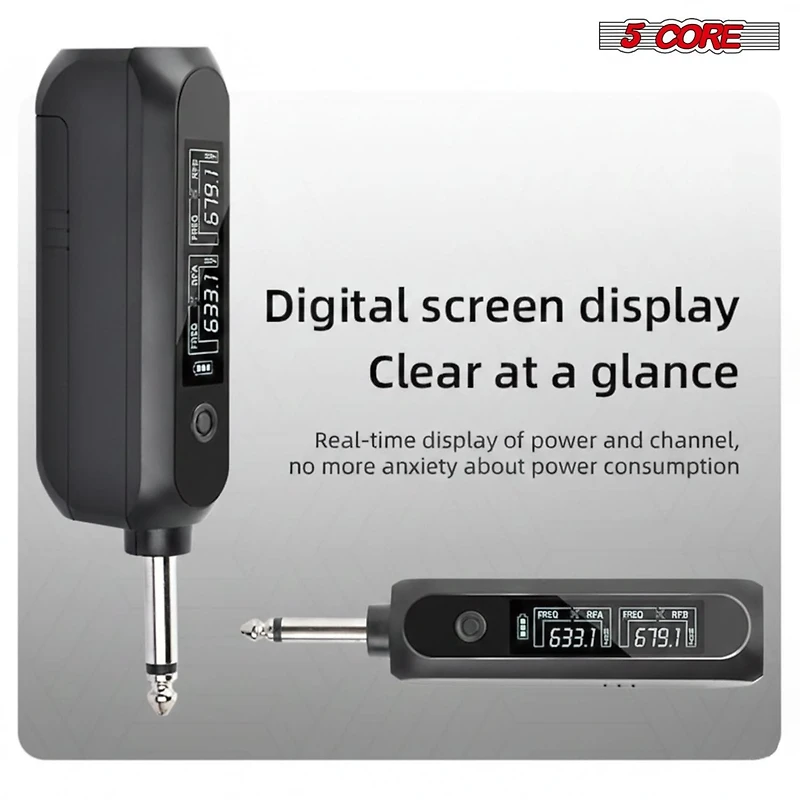 5 Core Microphone Wireless Karaoke Singing Mic Rechargeable Microfonos Inalambricos w Rgb Lights