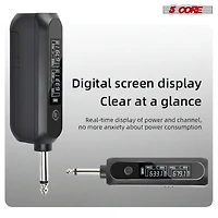 5 Core Microphone Wireless Karaoke Singing Mic Rechargeable Microfonos Inalambricos w Rgb Lights