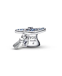 Pandora Sparkling Blue 2026 Graduation Cap Charm