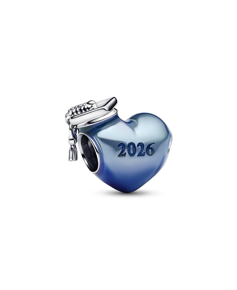 Pandora Graduation 2026 Blue Heart Charm