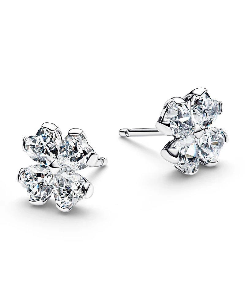 Pandora Sparkling Lucky Clover Stud Earrings