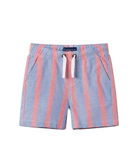 Andy & Evan Baby Boys Orange Striped Airy Oxford Set